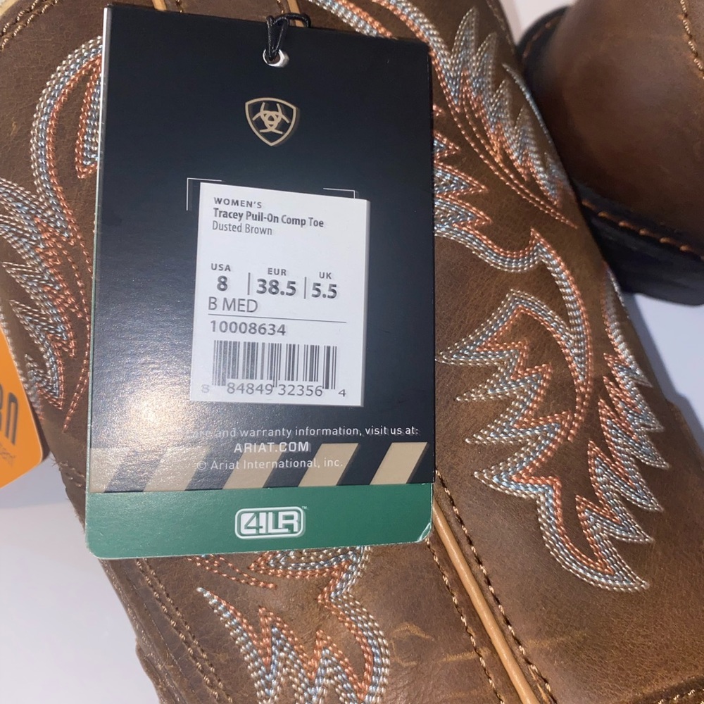 Ariat women’s Tracey pull-on composite toe dusted brown size 8 4LR - Picture 4 of 12